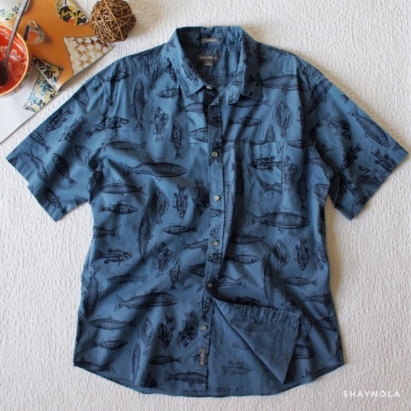Eddie Bauer Other - F.S Eddie Bauer  Button Down Short Sleeve Shirt XL